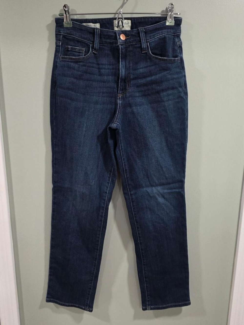 Universal Thread Women's Dark Blue Slim Straight-Leg Jeans, 4R